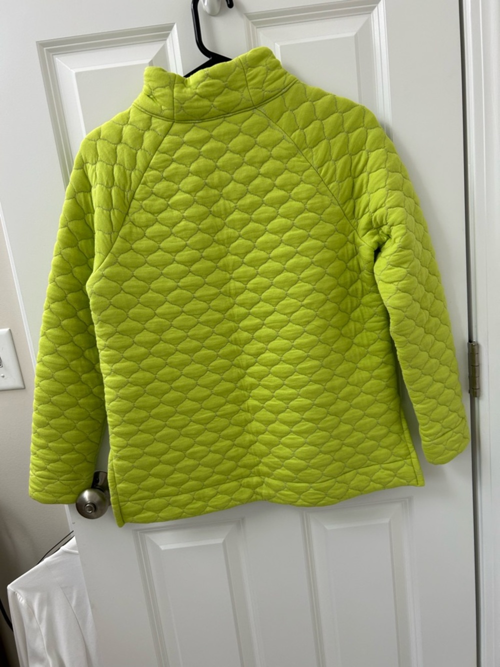 Talbots quilted Lime Green size SP Like New - Picture 3 of 5